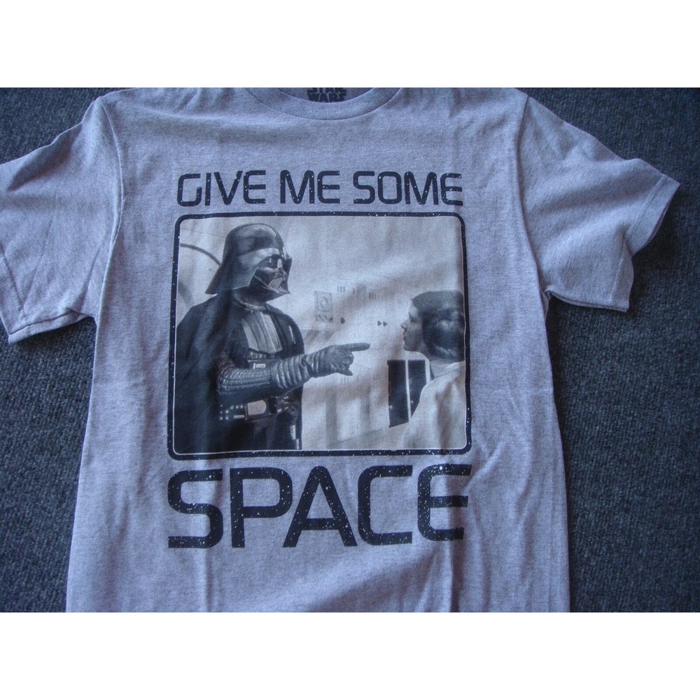 Star Wars‎ graphic t-shirt adult s give me some space darth vader princess leia